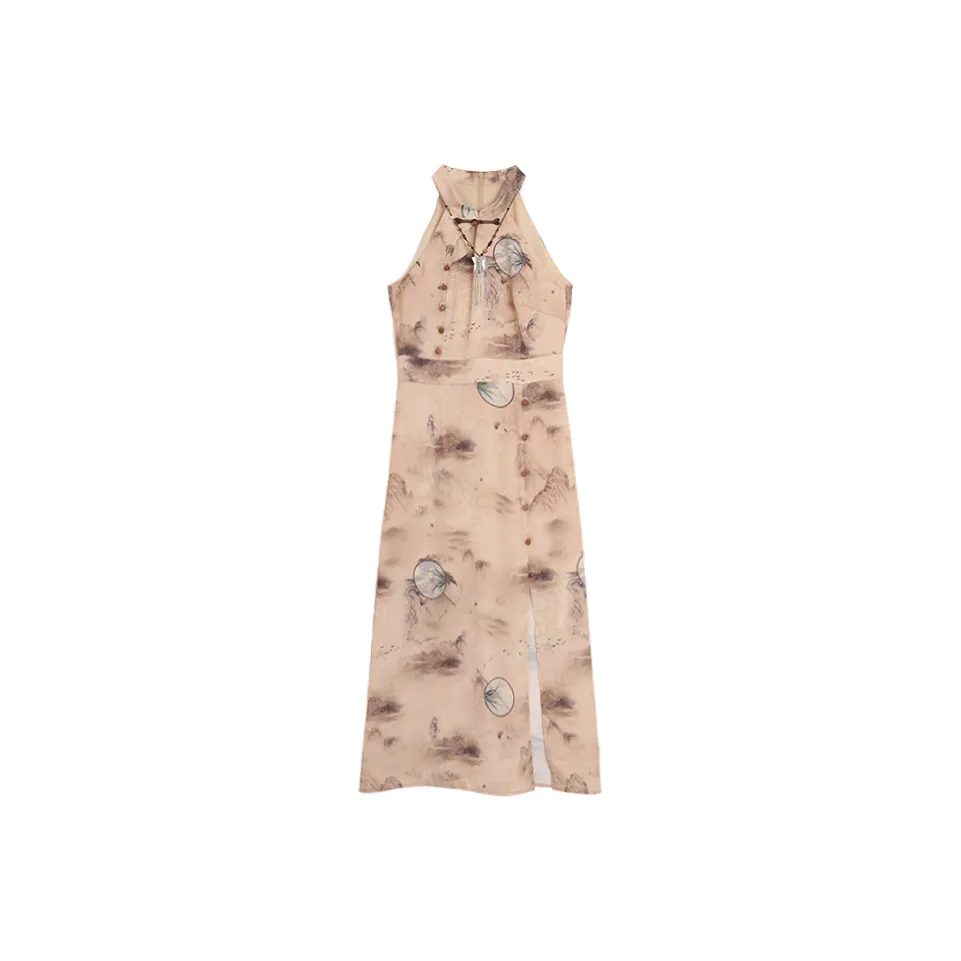 SETIROM Dress Women's Light Khaki