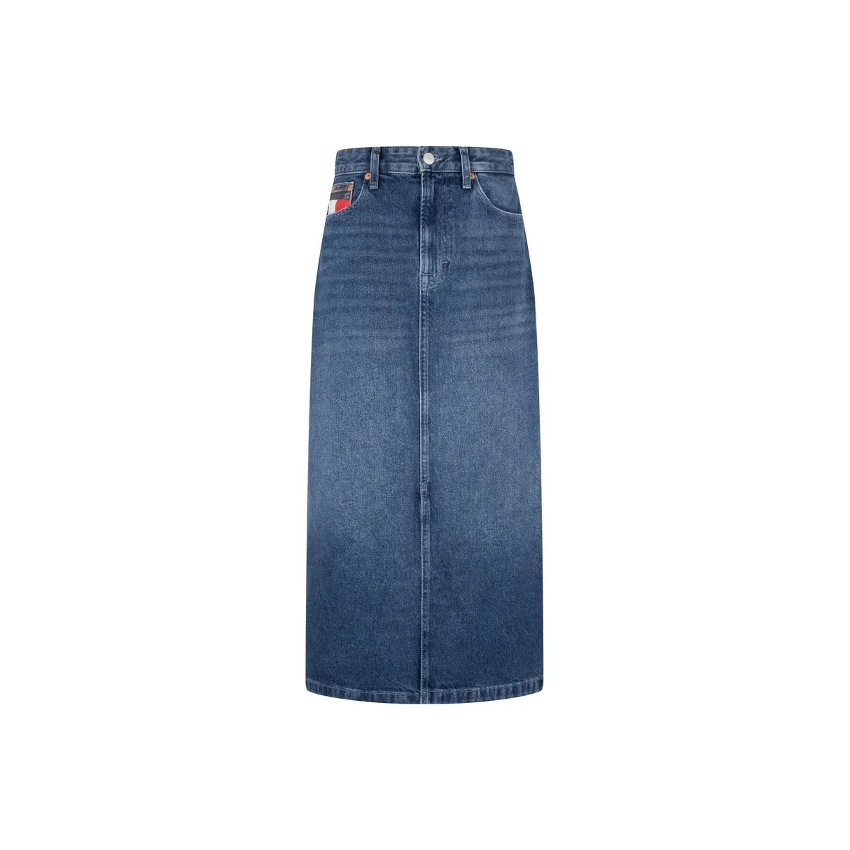 Tommy Hilfiger Denim Long Skirt Women's Denim Blue