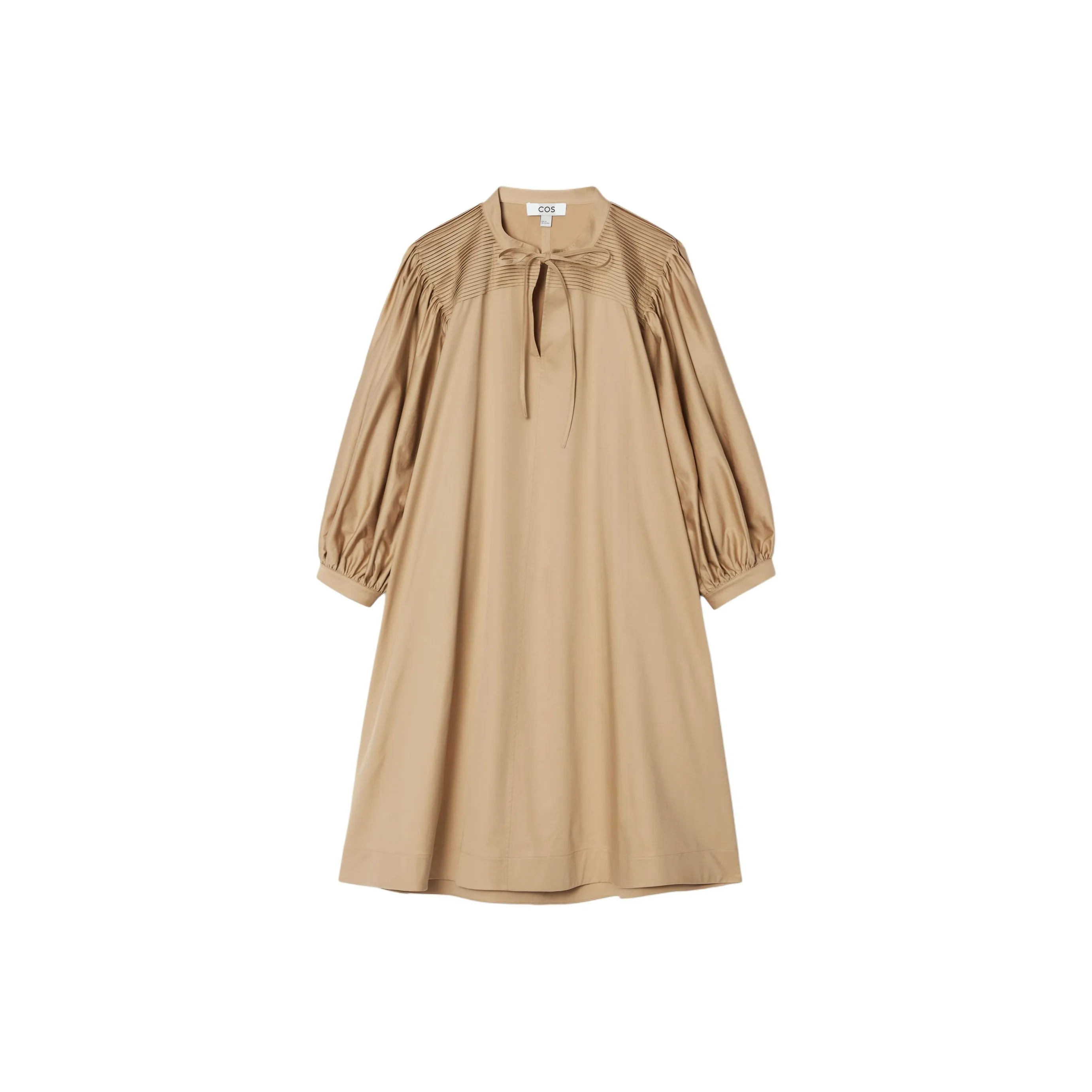 COS Long Sleeved Dresses Women's Beige