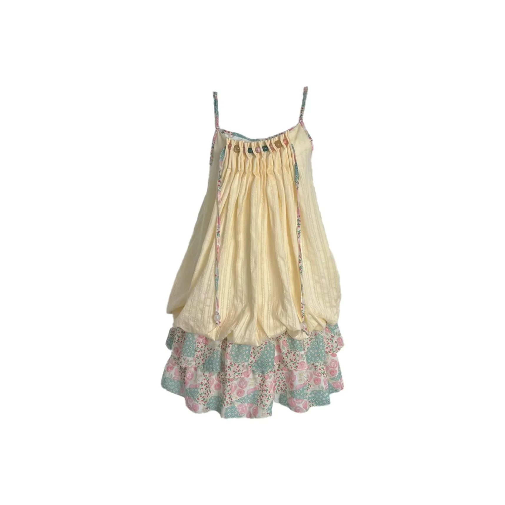 HUINIAN Юбка-платье Женское Желтое