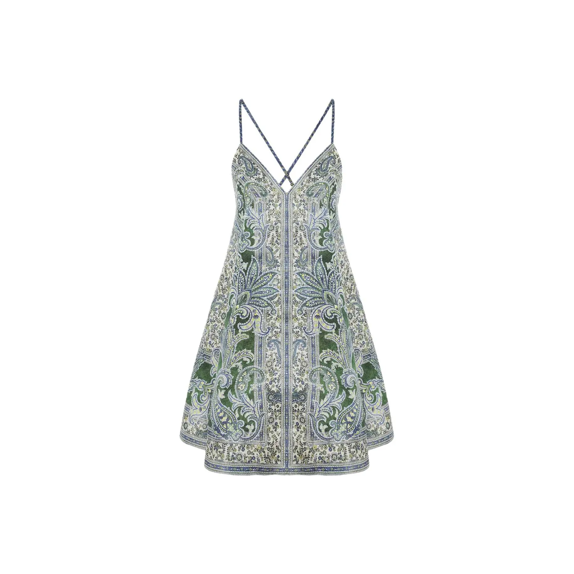 Zimmermann Ottie Swing Linen Minidress