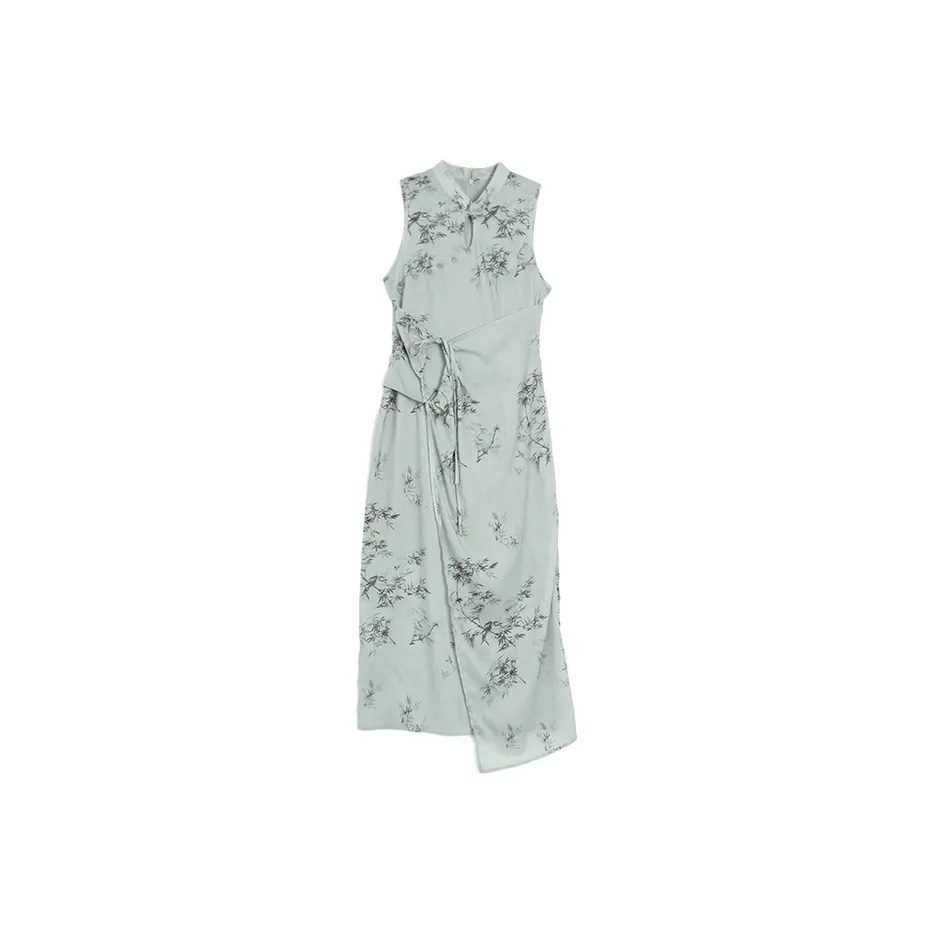 SETIROM Sleeveless Dress Women's Green