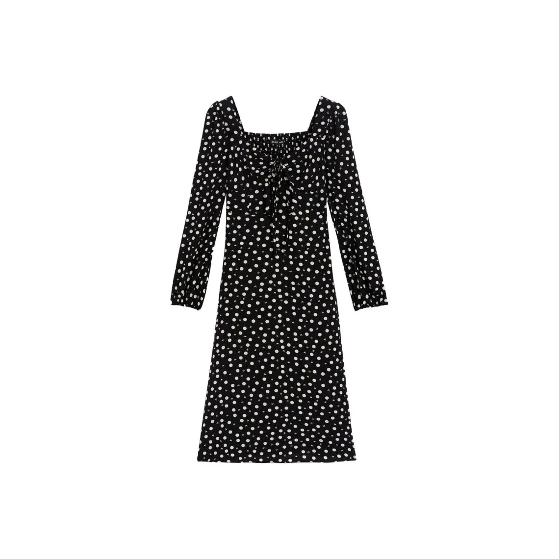 Bebe Long-Sleeved Dresses Women's Black White