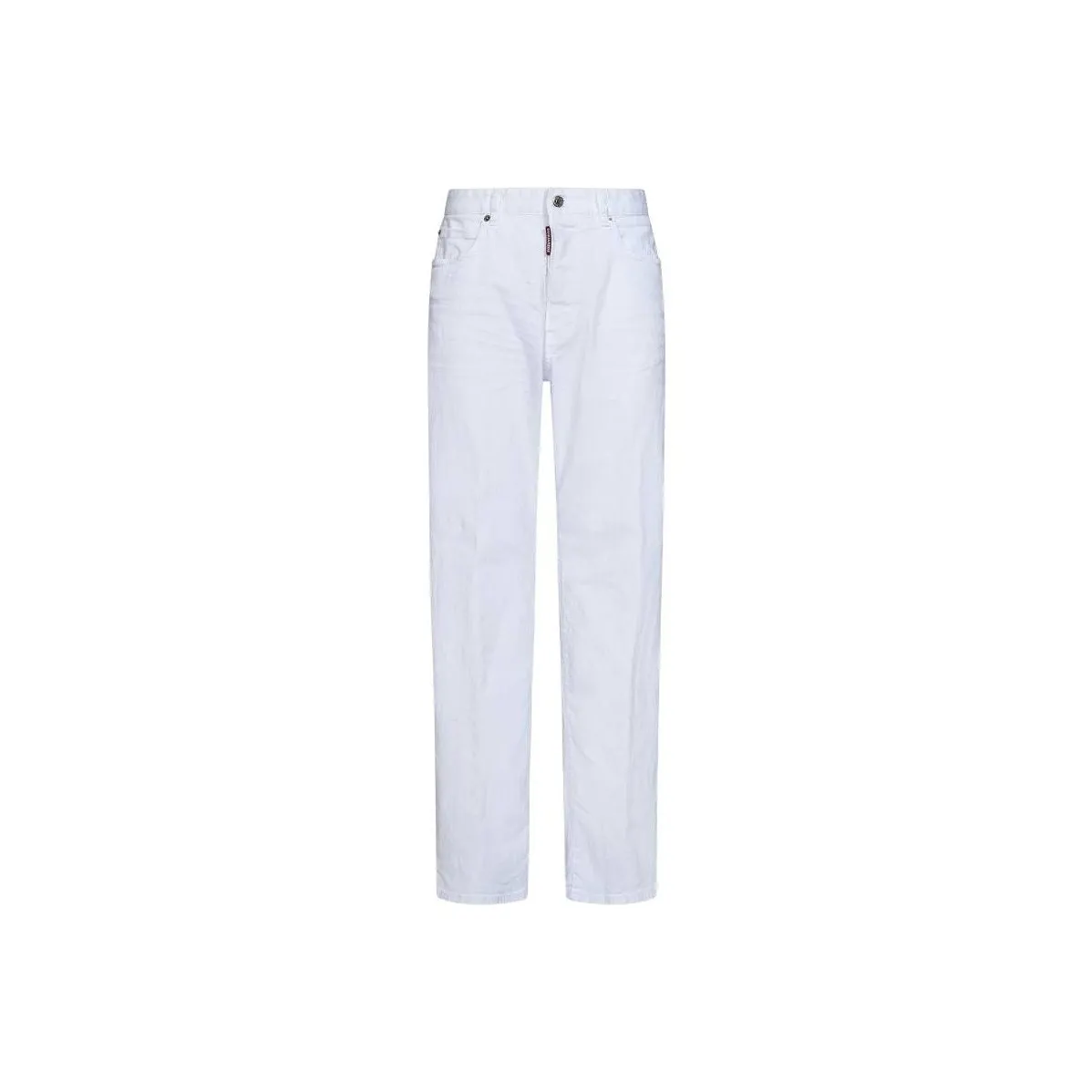 DSQUARED 2 High Waisted Straight Leg Jeans