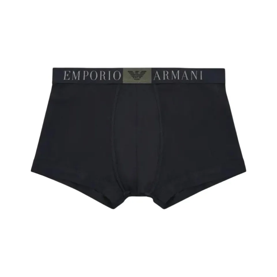 EMPORIO ARMANI Asv Box Eagle Organic cotton Boxer Briefs