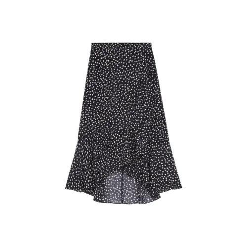 THE KOOPLES Темно-синие Женские Повседневные Длинные Юбки