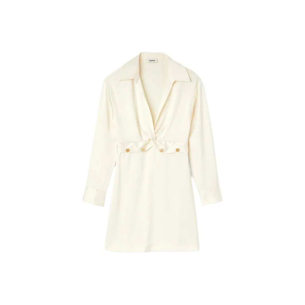 Sandro Twist-front Minidress