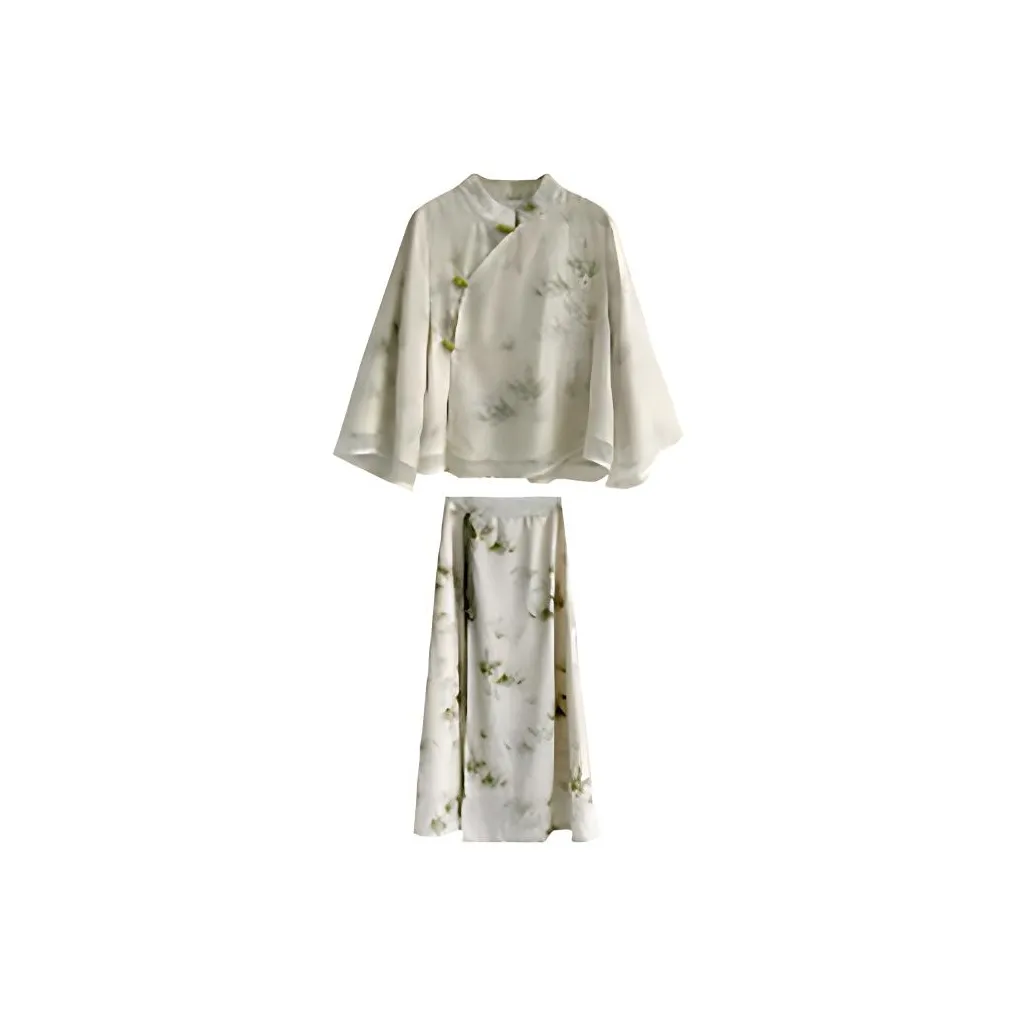 MITX Короткий рукав Платье Женское Светло-зеленое