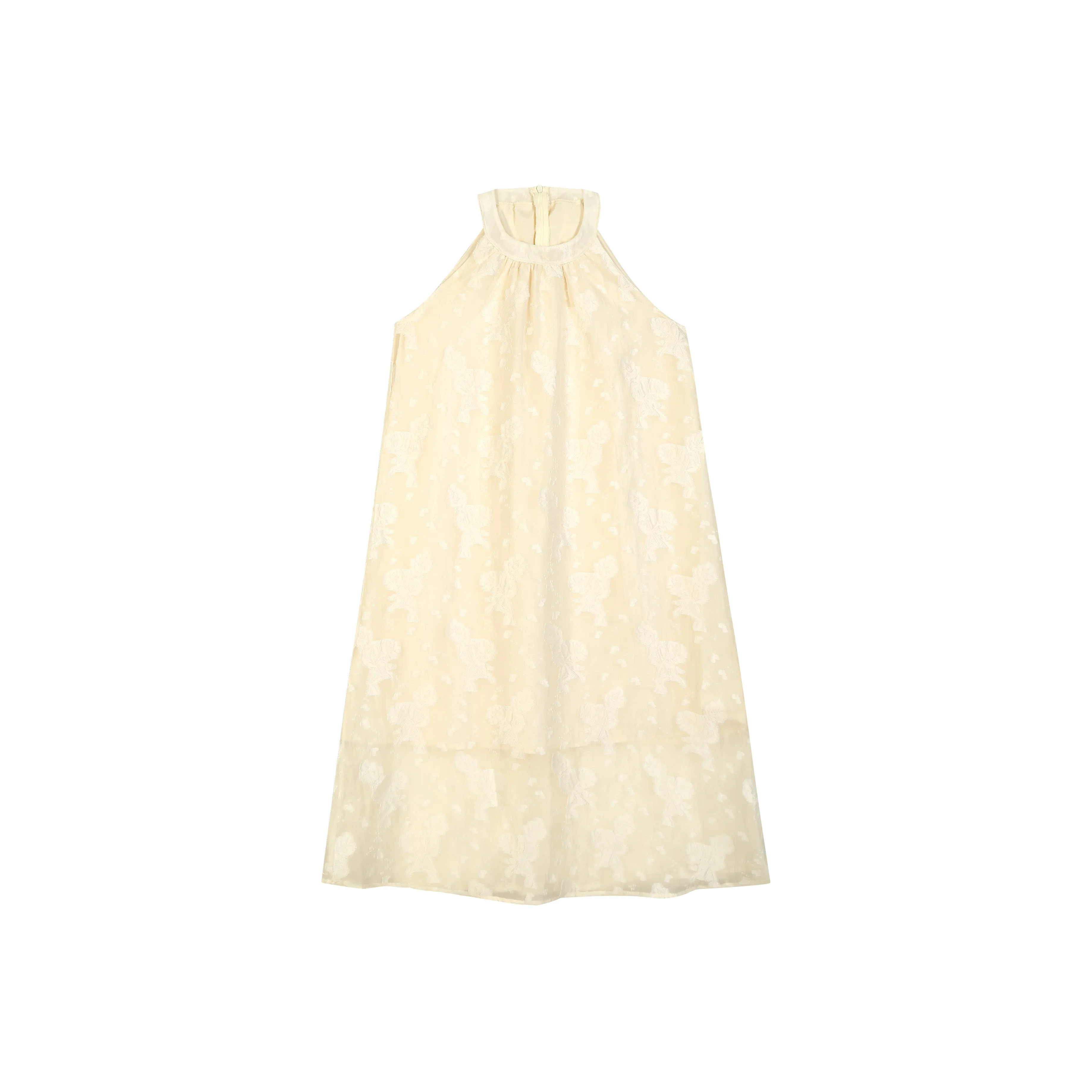 EIDOLON GRAIN Абрикос Женские Платья без рукавов