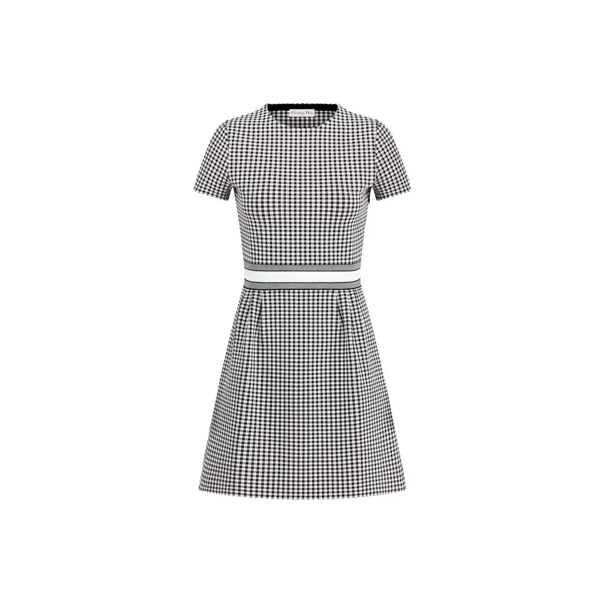 DIOR SS23 Short Sleeved Dress Women's Black