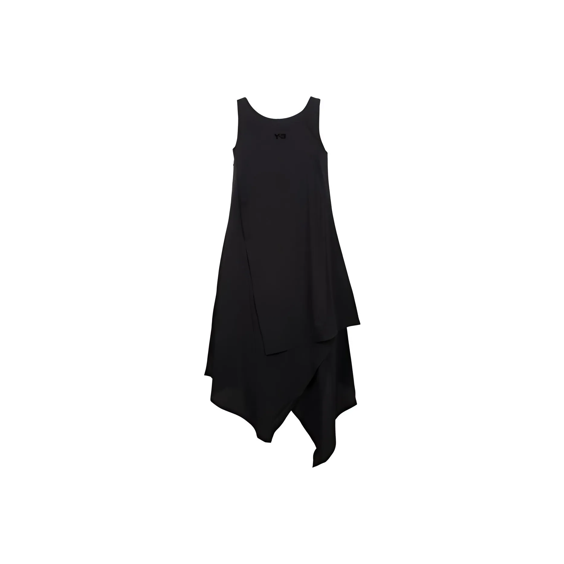 Y 3 Layered Asymmetric Mini Dress