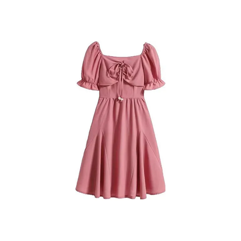 SCCREBEL OFFICIAL Короткий рукав Платье Женское Красное