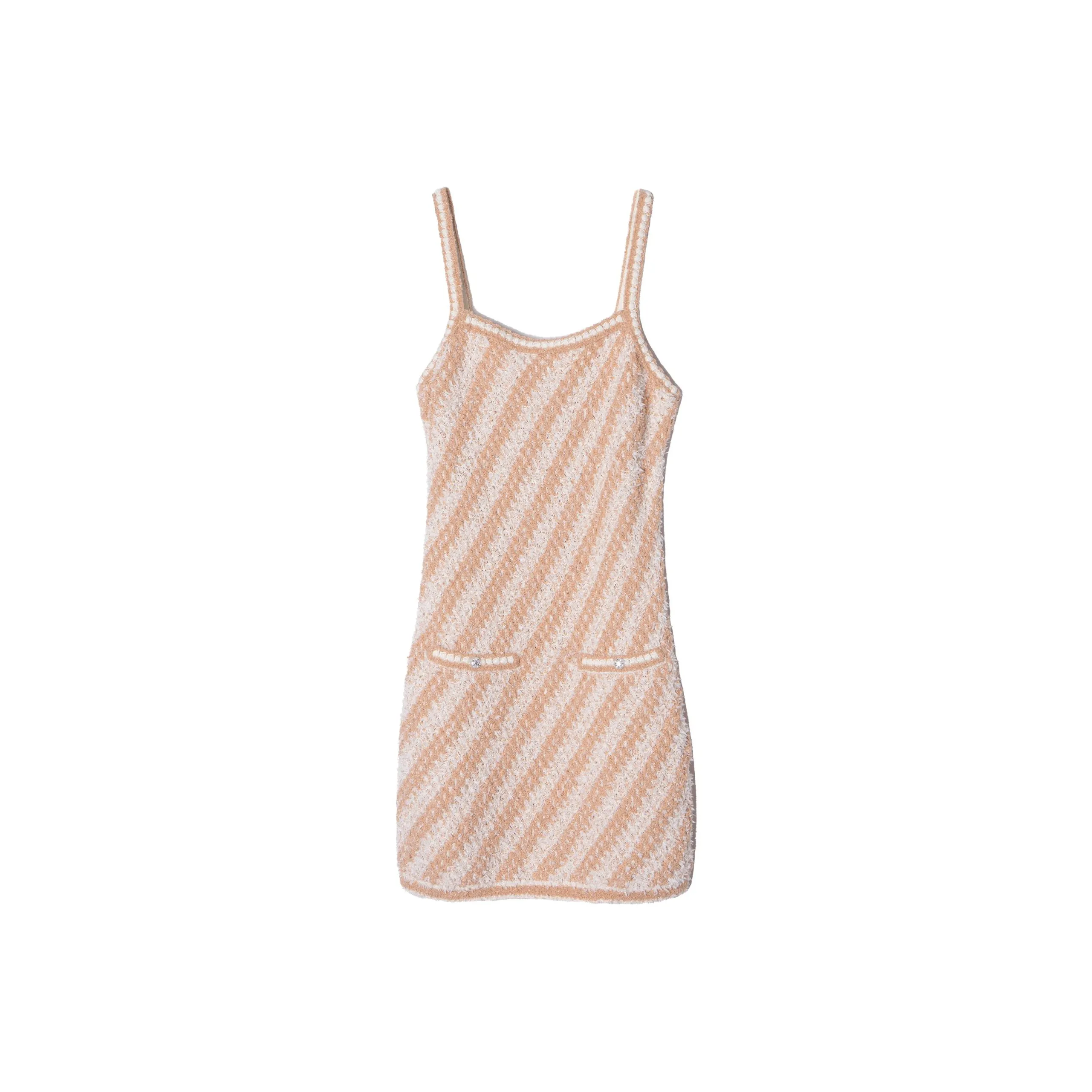 CHANEL SS23 Slip Dress Women's Multicolor