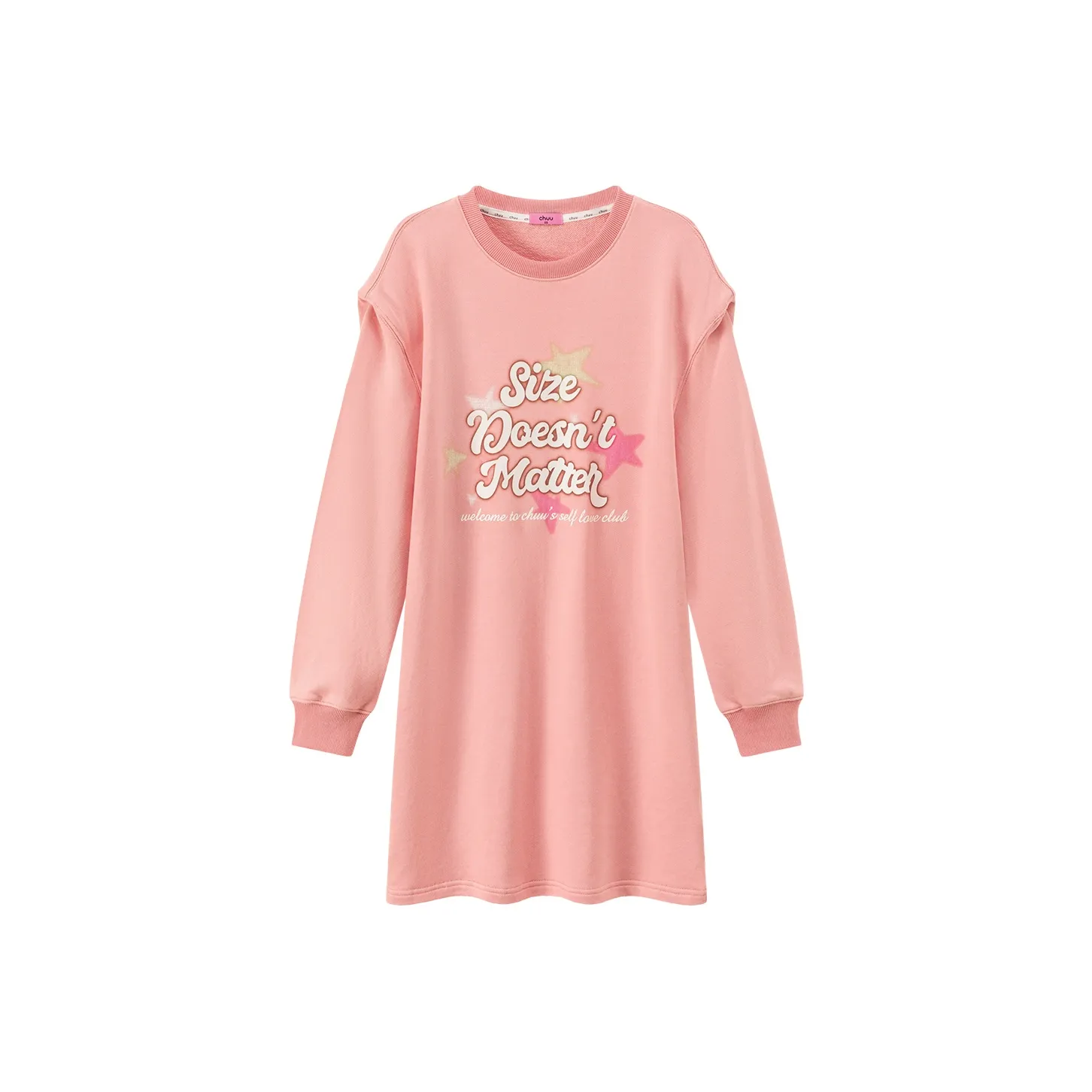 CHUU Sweatshirt Style Cropped Dress Spring And Autumn Women's