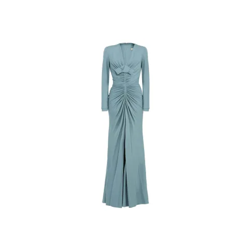 ELIE SAAB Blue Женские Длинные Платья с Рукавами
