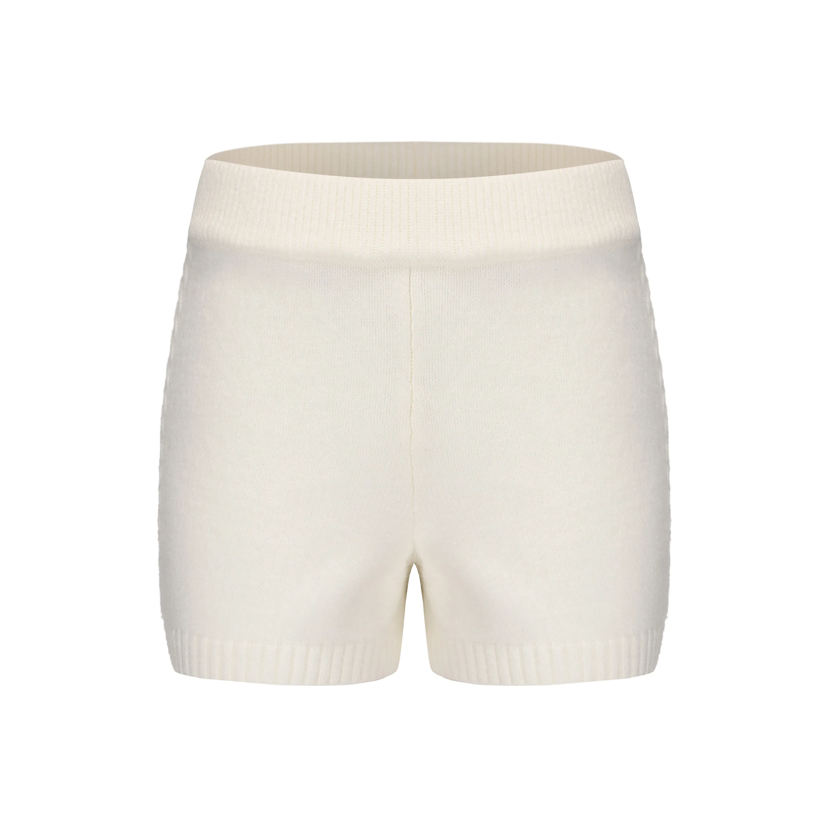 CHIWAWAMEME Повседневные шорты женские молочно-белые