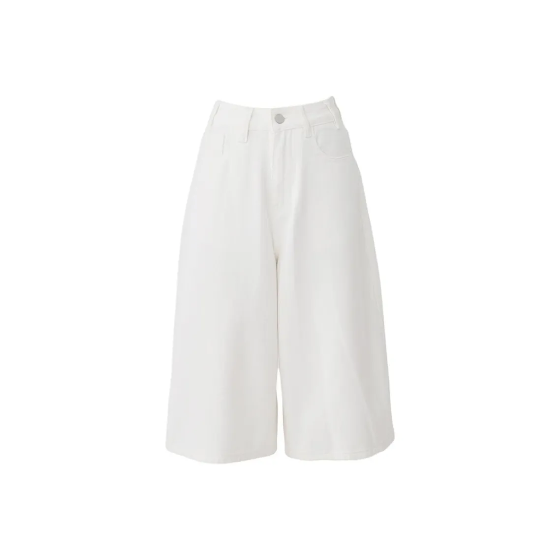 OROI Jeans Women's White Capri Pants