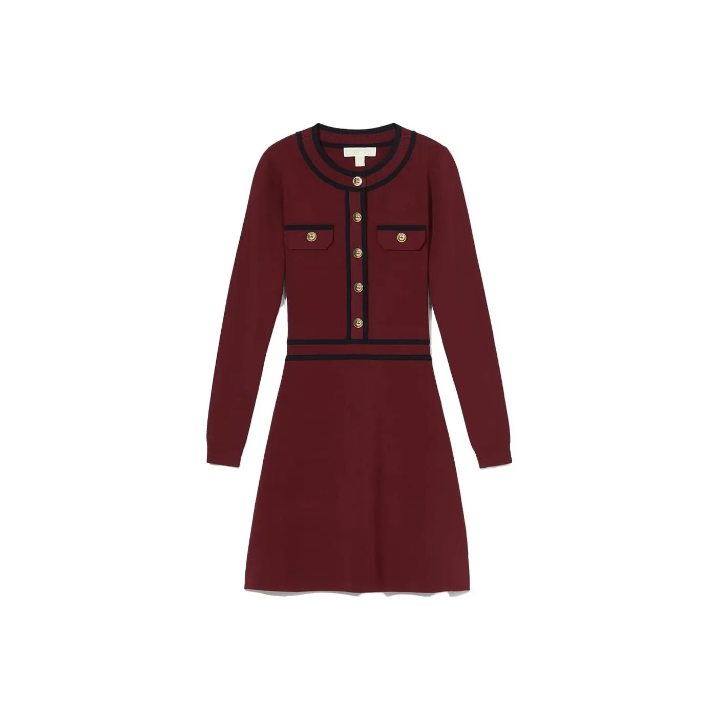 MICHAEL KORS Long-Sleeved Dresses Women's Burgundy