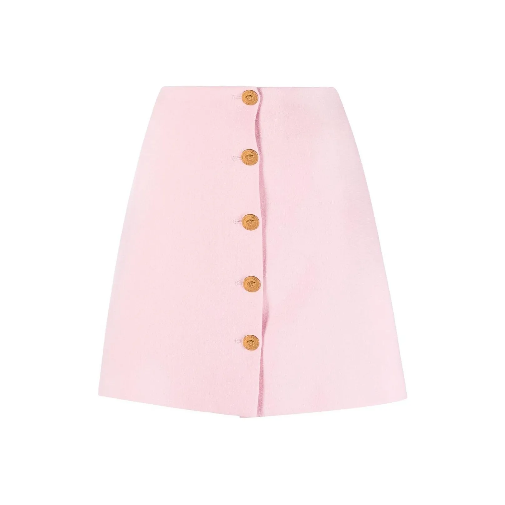 VERSACE Button Up A Line Mini Skirt