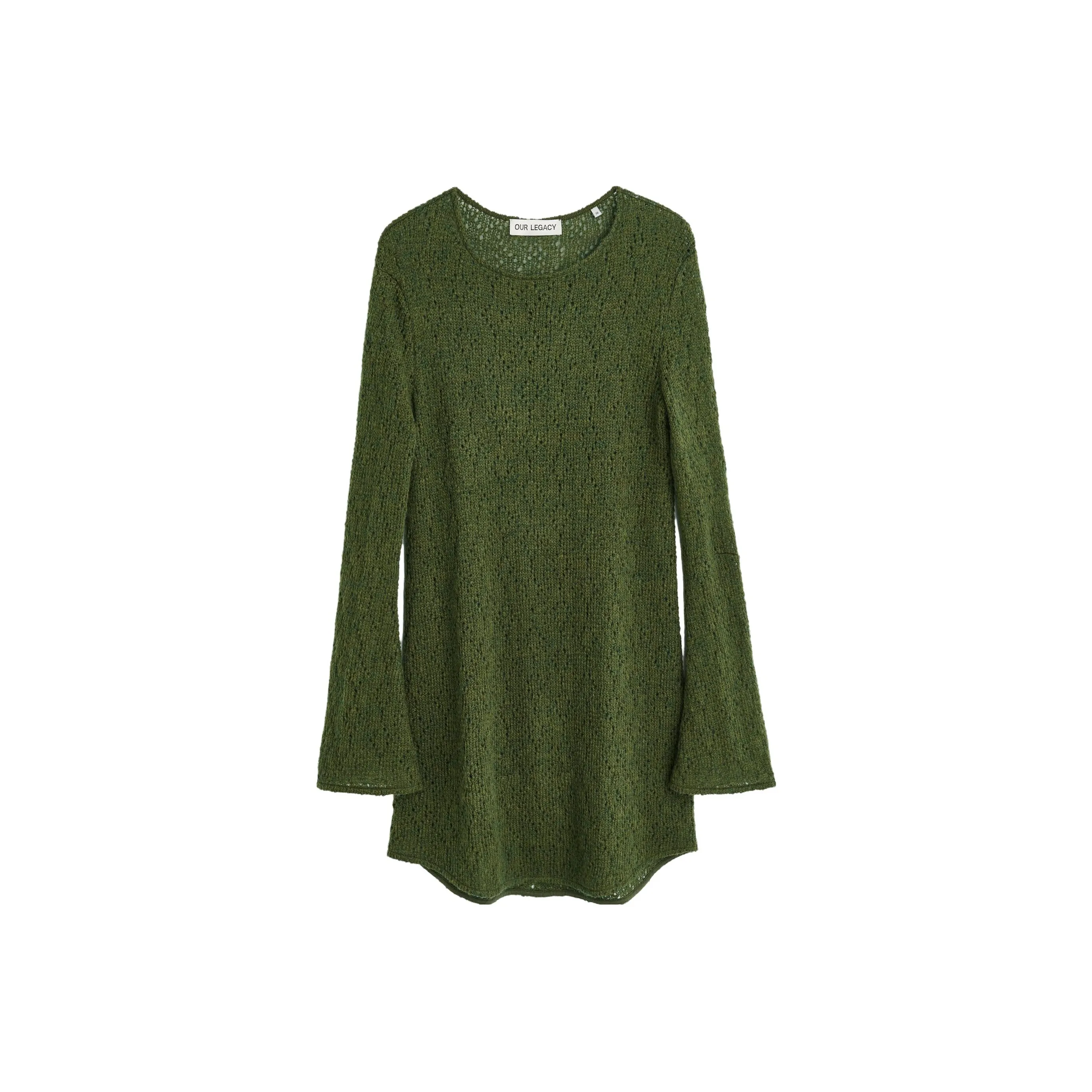 OUR LEGACY Two Face Crochet knit Minidress
