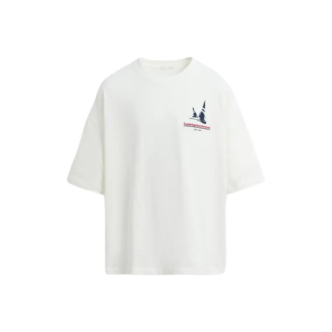 ZARA Белая Мужская T-рубашка