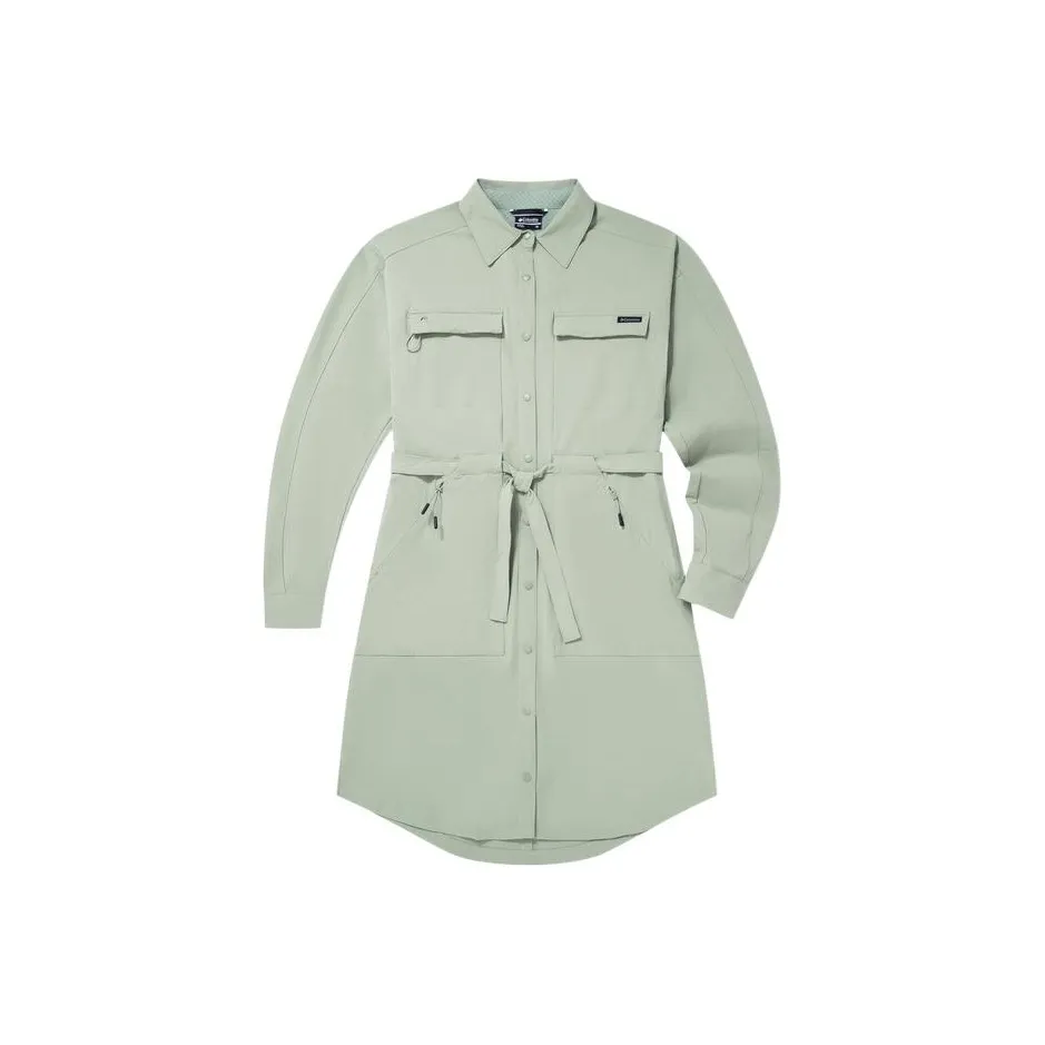 Columbia Long Sleeved Dresses Women's Green