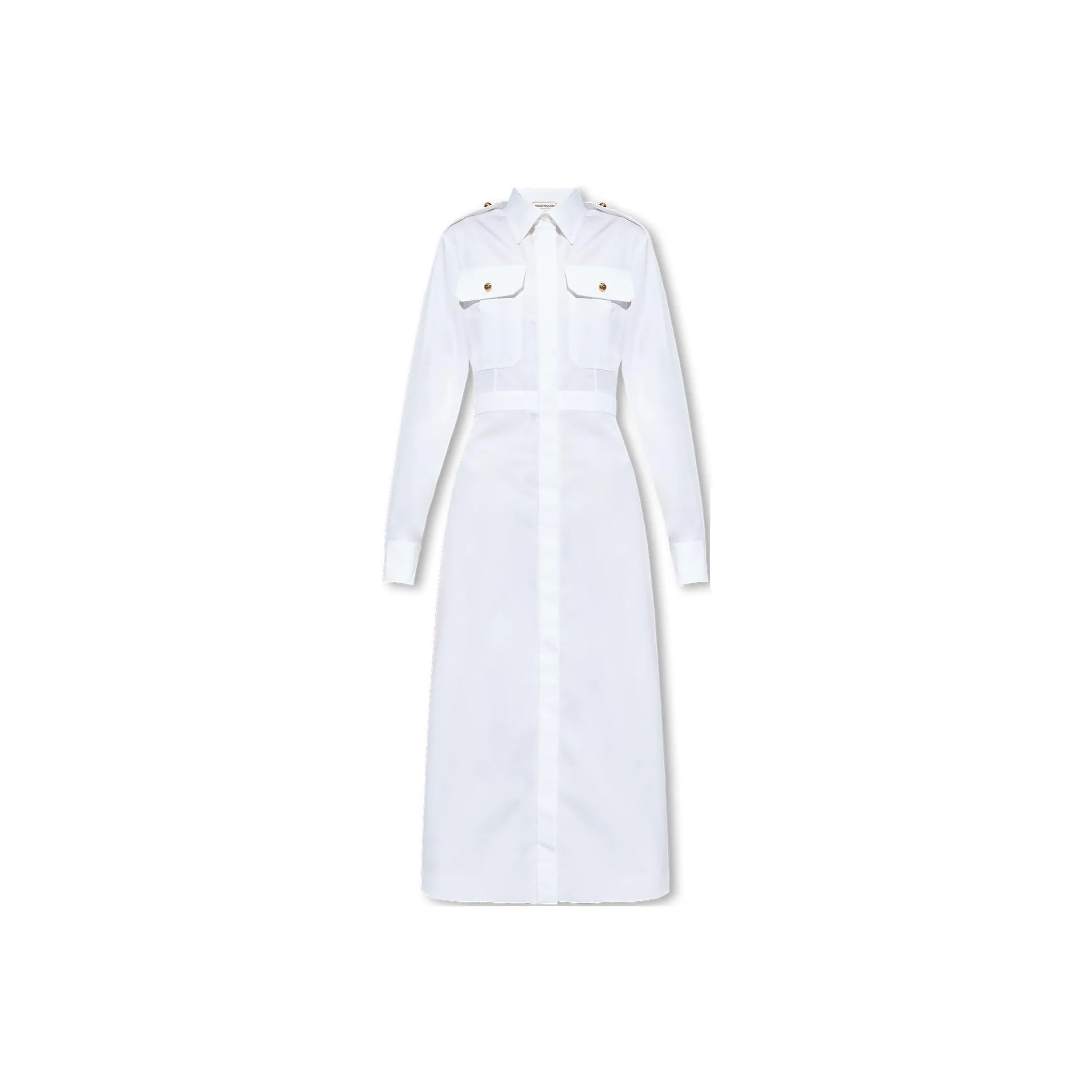 Alexander McQueen Long Sleeved Shirt Dress