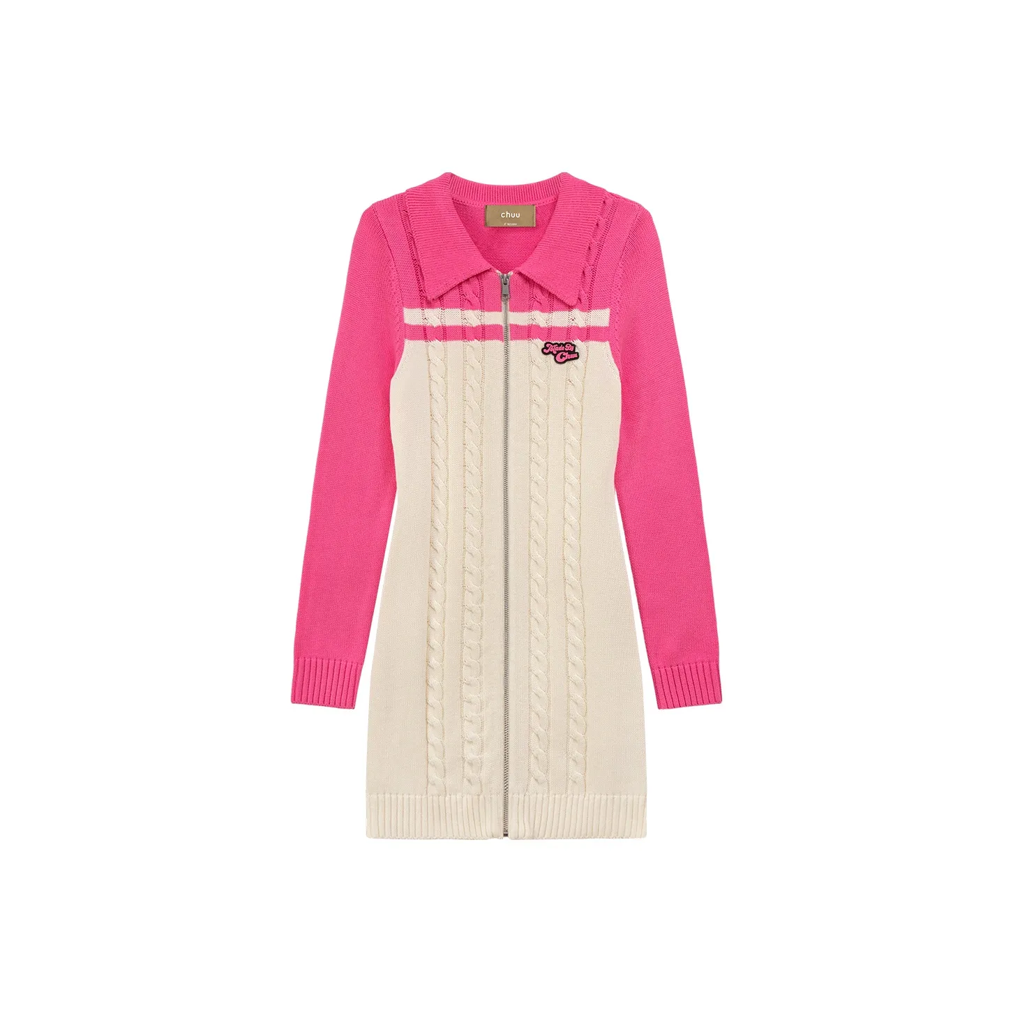 CHUU Женские Длинные Платья с Рукавами