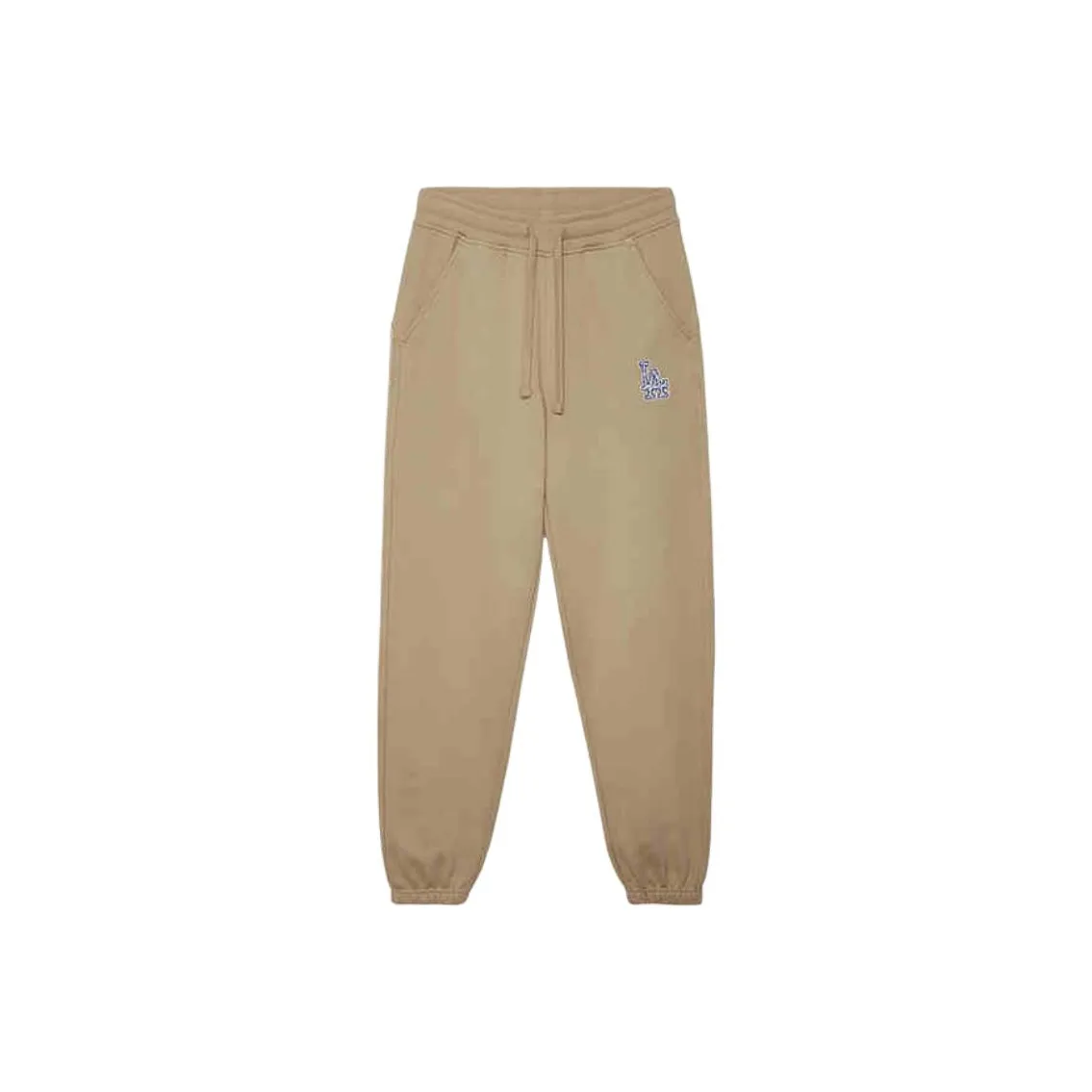 New Era Blue And White Porcelain Series Knitted Sports Pants Women's Khaki