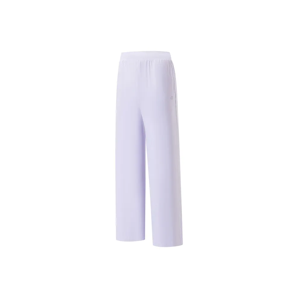 XTEP Knitted Sports Pants Women's Silk Purple