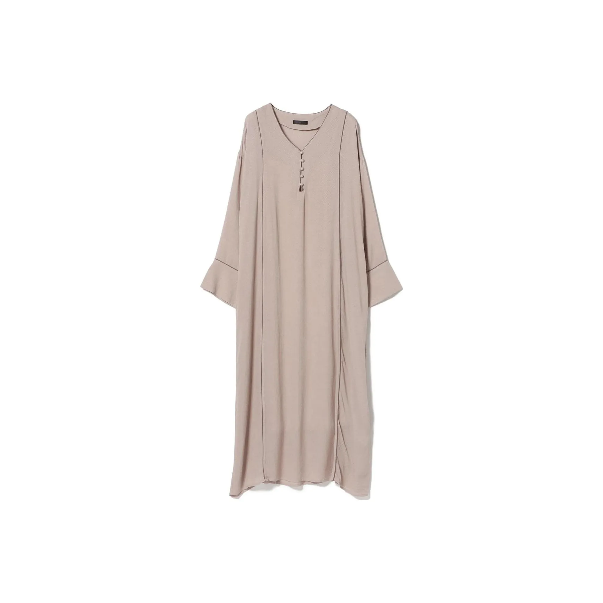 Beams Long Sleeved Dresses Women's Pink Beige