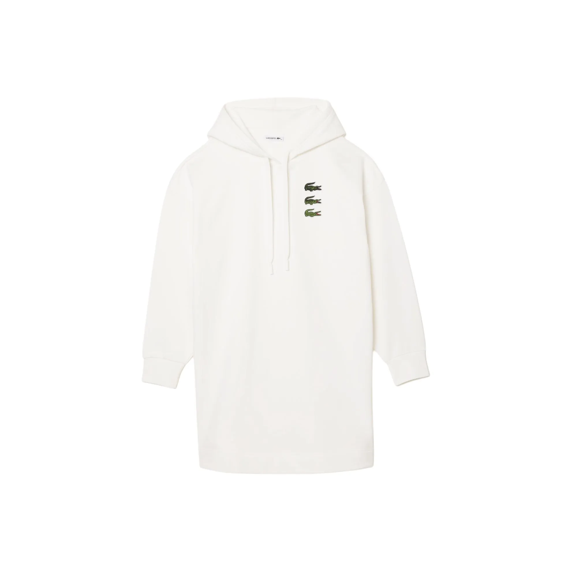 LACOSTE Long Sleeved Dress Women's White