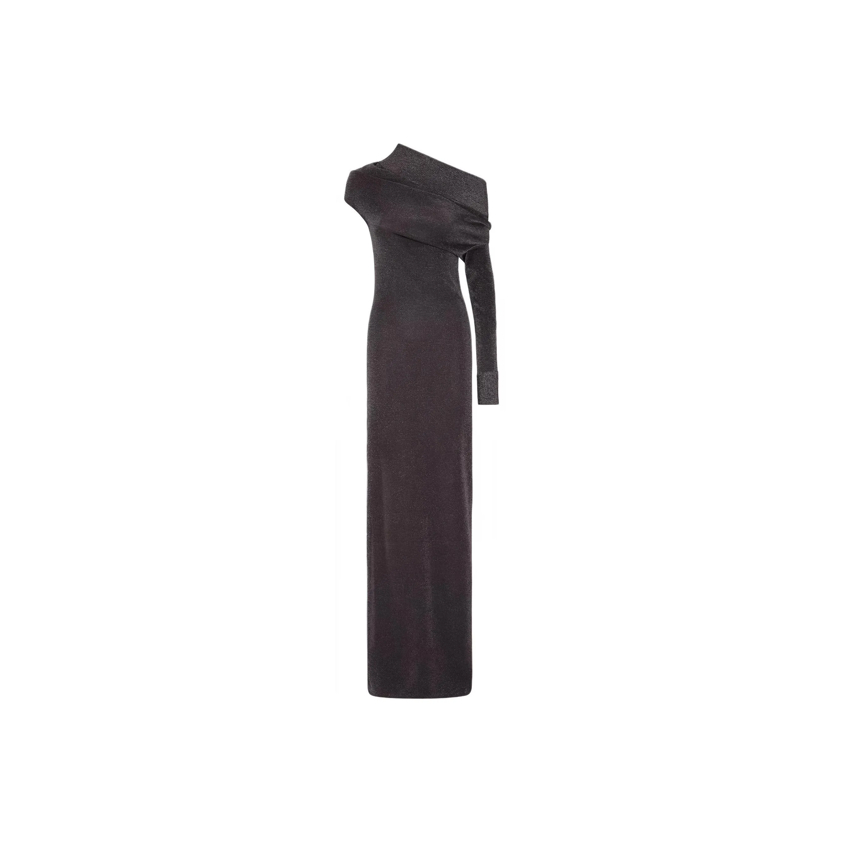 FENDI Draped Lurex Gown