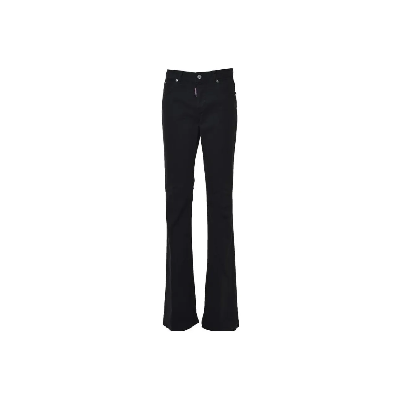 Dsquared2 Logo Patch Mid Rise Flared Jeans