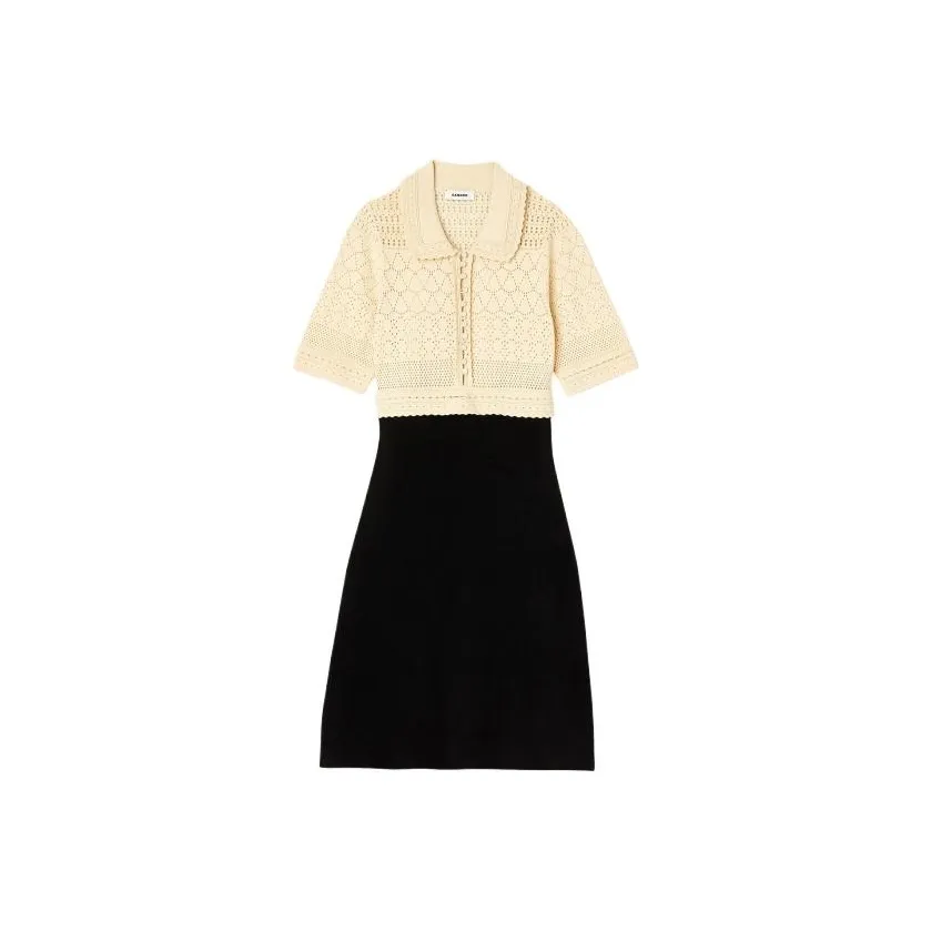Sandro Short Sleeved Dresses Women's Black