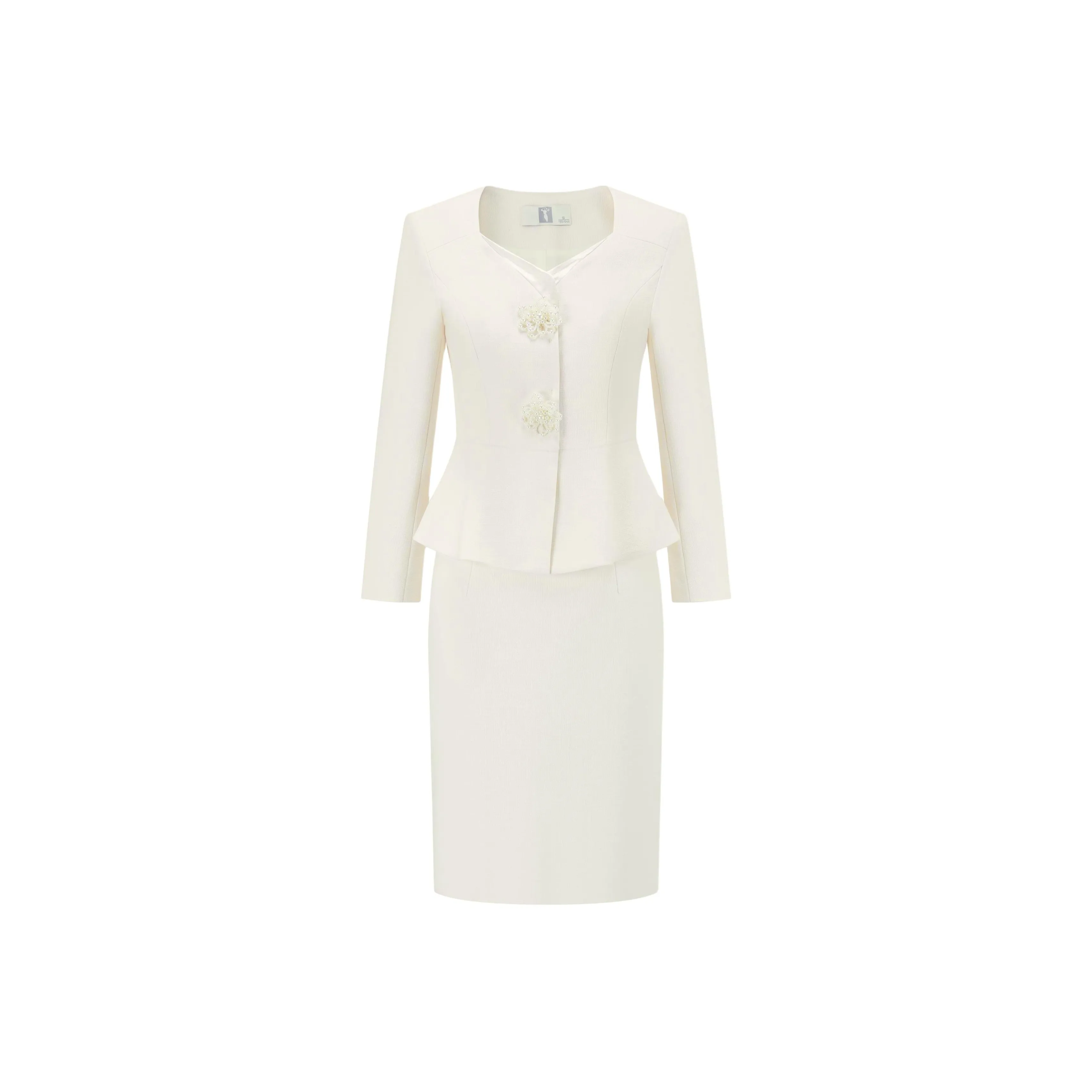 ONE SHALLOW Весна Бизнес Костюм Женская Белая