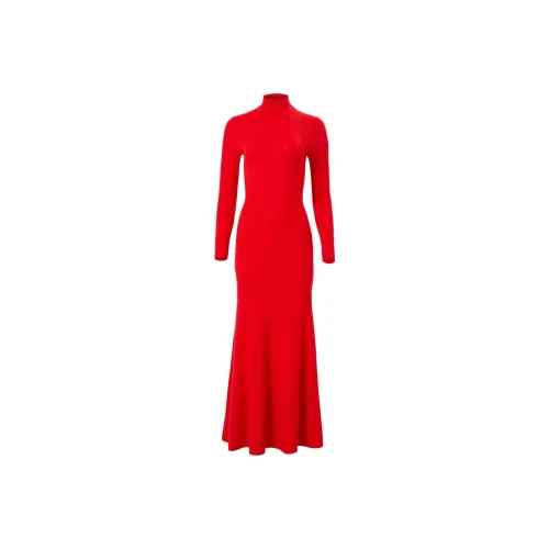 CarolinaHerrera Red Женские Длинные Рукава Платья