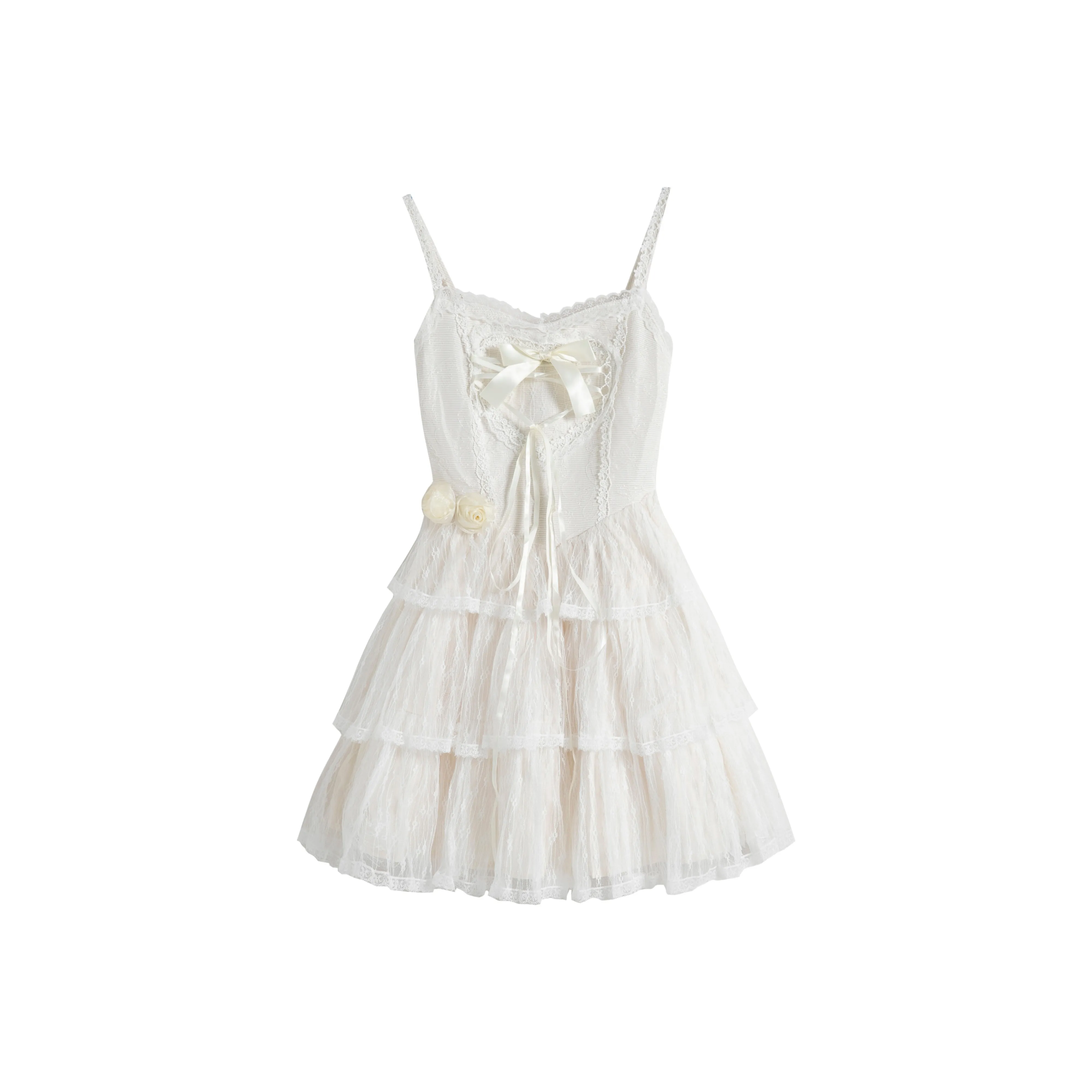 UPNANAWANG Юбка Платье Женское Айвори