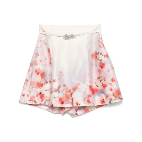 Zimmermann Белые Женские Повседневные Шорты