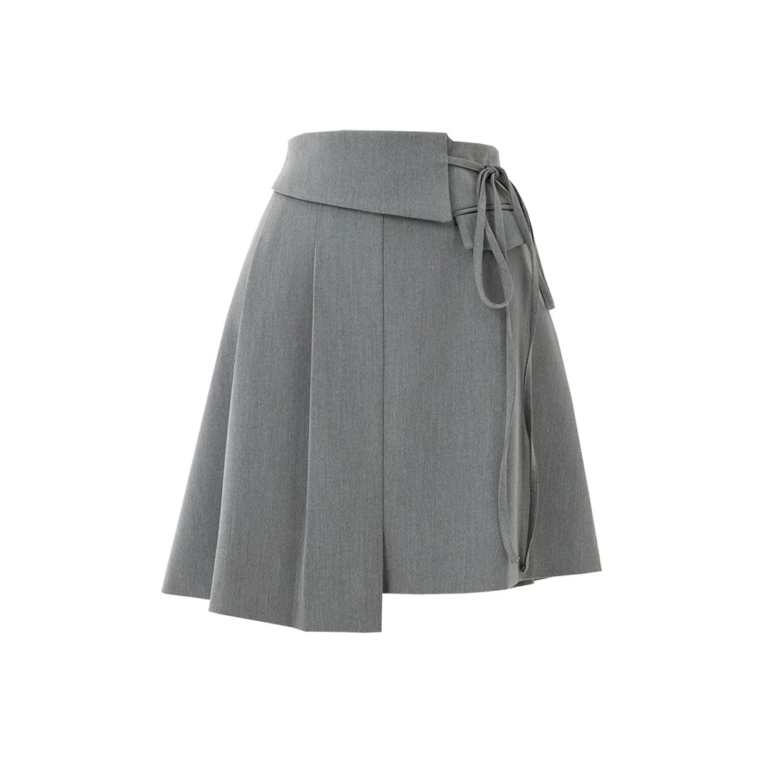 SOON FLOWER Повседневные короткие юбки Женские Серый