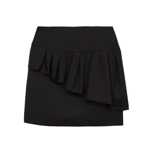THE KOOPLES Черная Женская Повседневная Короткая Юбка