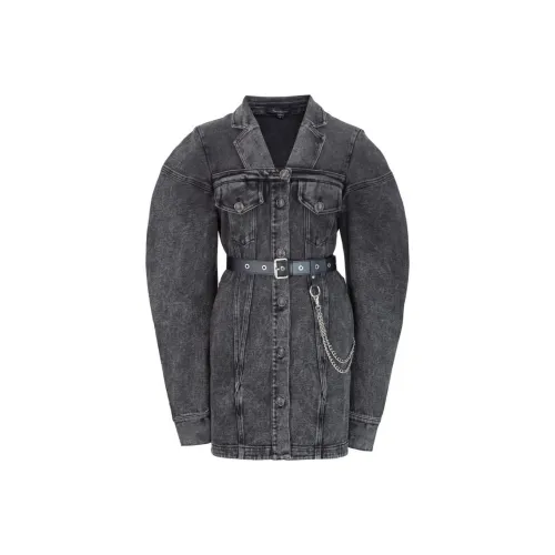 GIVH SHYH Black Женские Длинные Рукава Платья