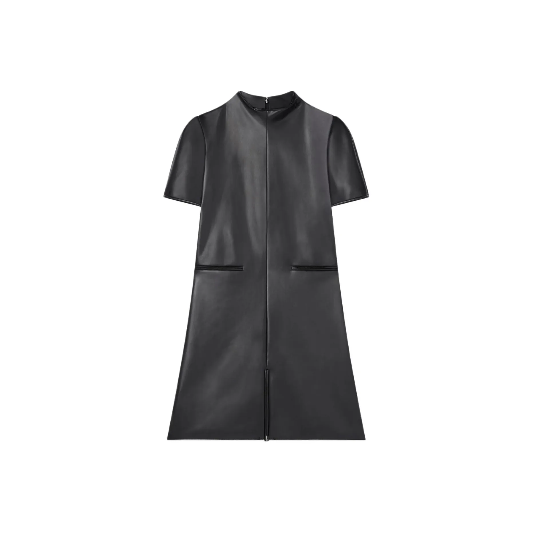 Courrèges Short Sleeved A Line Mini Dress