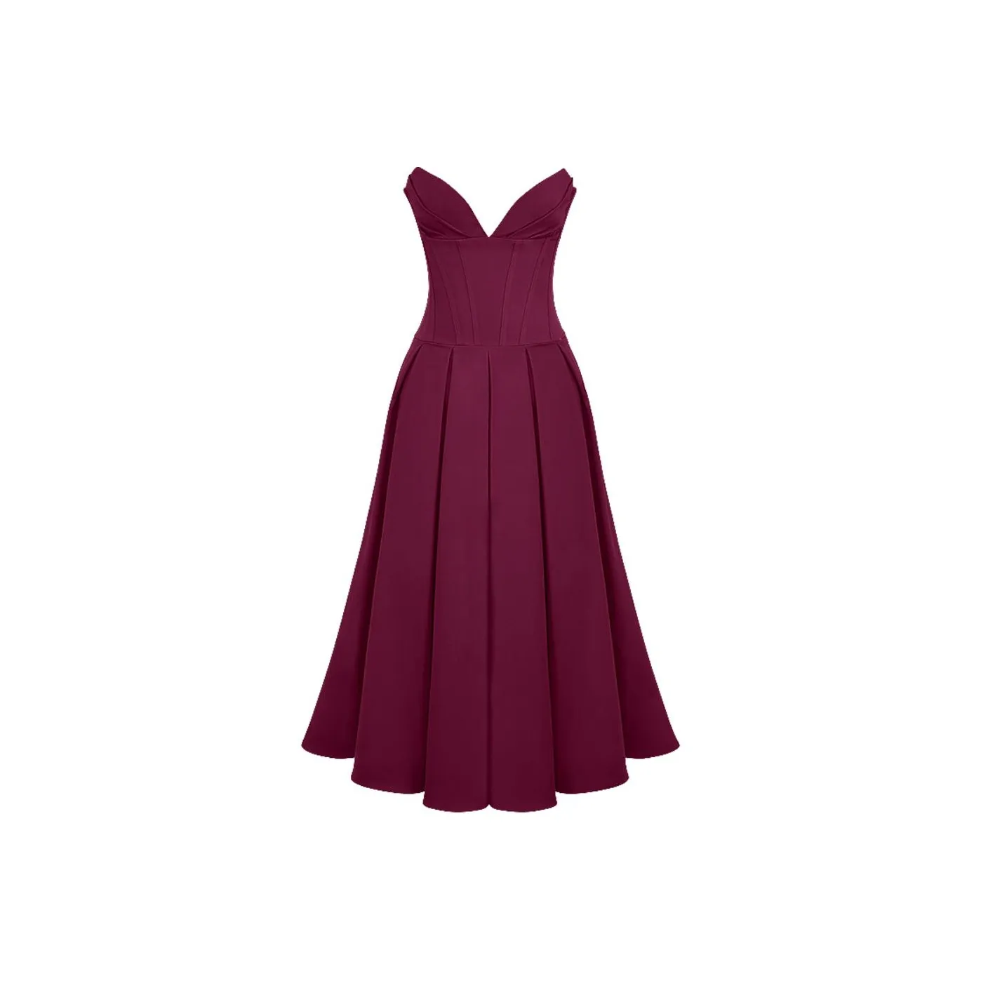 HOUSE OF CB LADY Sleeveless Dress Women's Wine Red/Burgundy