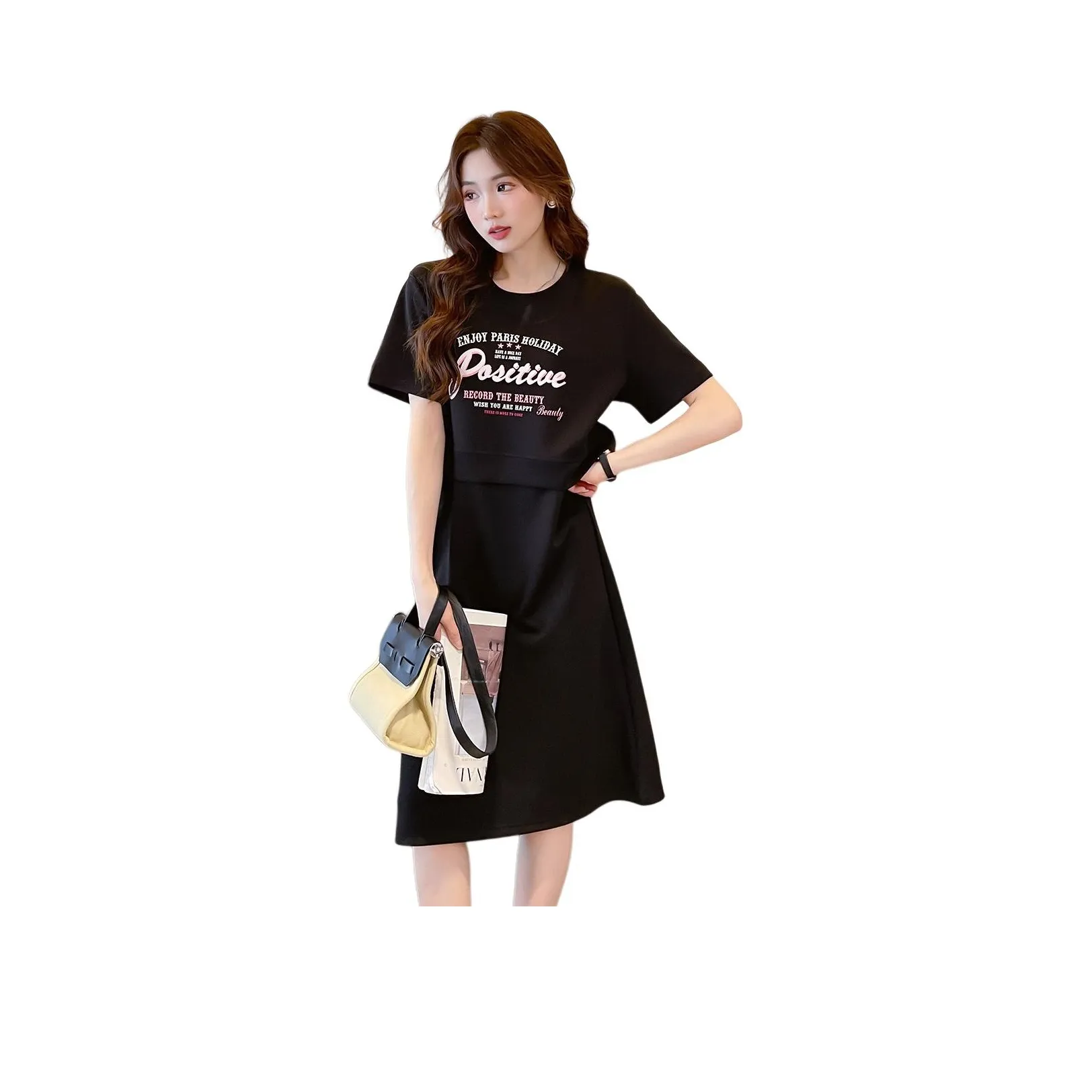 JEANSWEST Short Sleeved Dress Women's