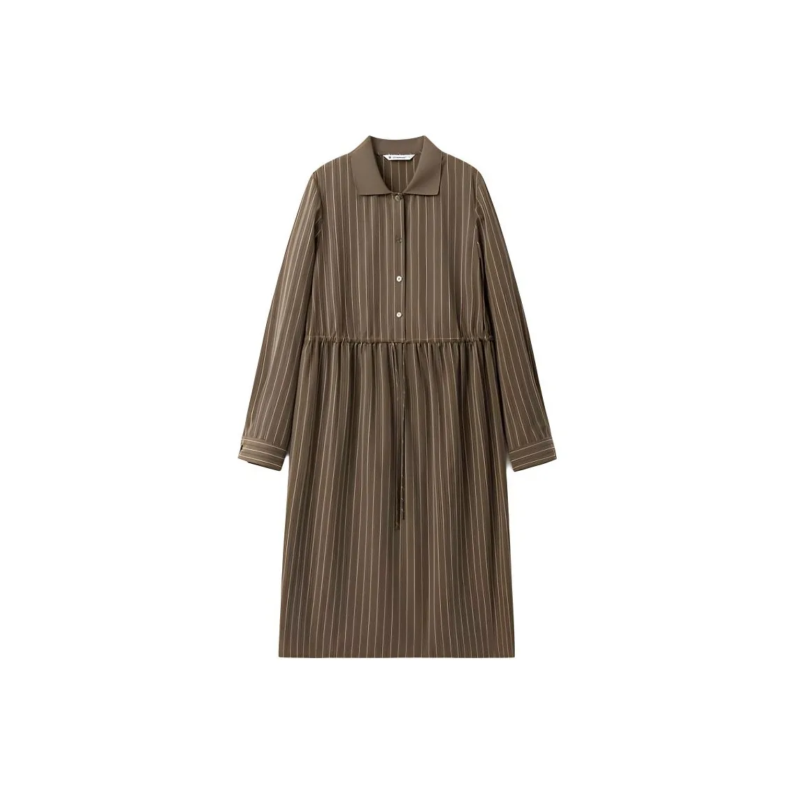 Broadcast Long Sleeved Dress Women's O82 Pepper Umber Stripes