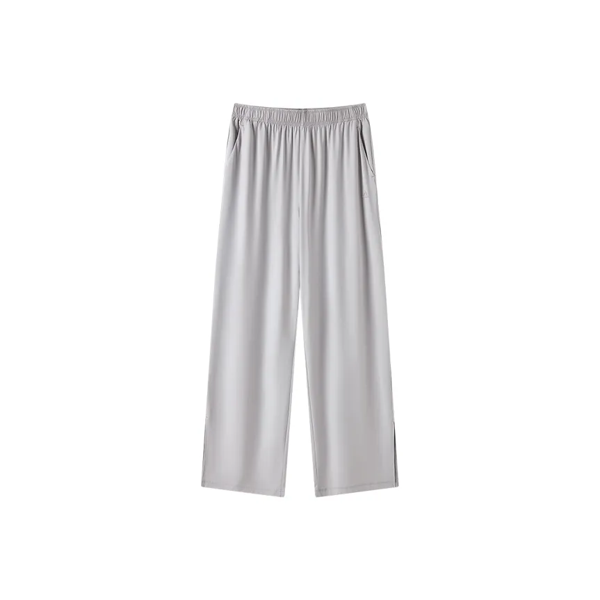 PEAK Вязаные тренировочные брюки женские светло-серые