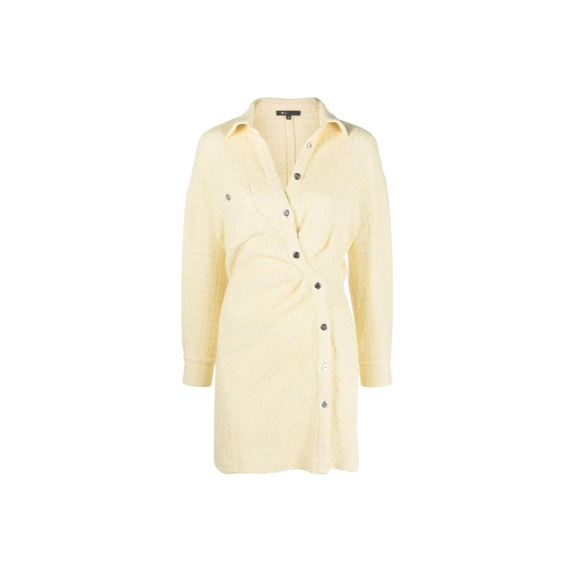 Maje Long Sleeved Dresses Women's Yellow