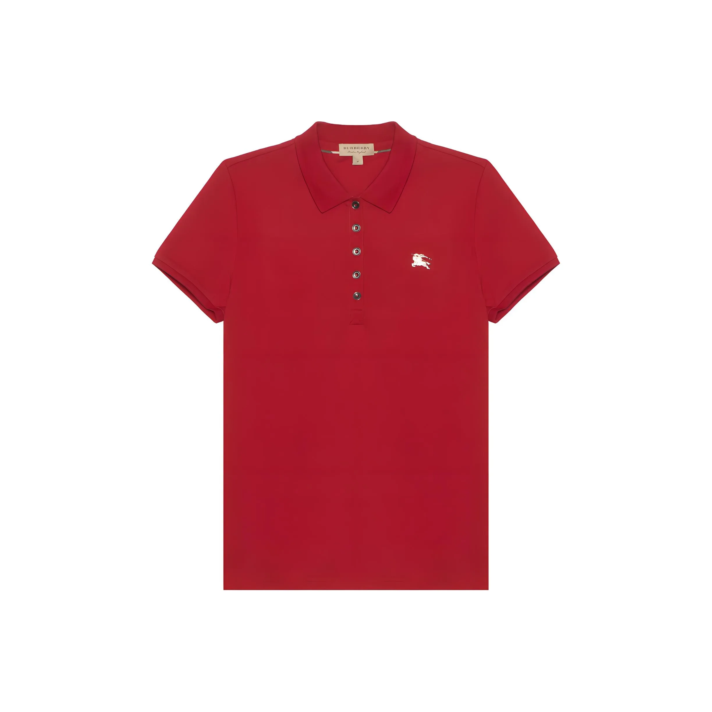 Burberry Short Sleeved Dress Women's Burgundy