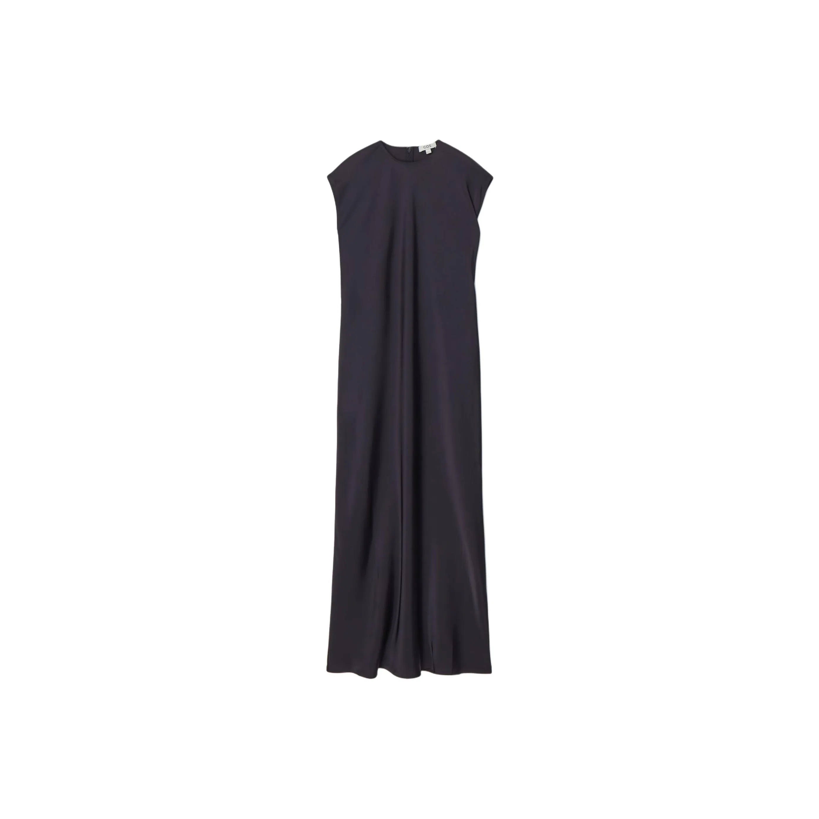 COS Short Sleeved Dress Women's Navy Blue